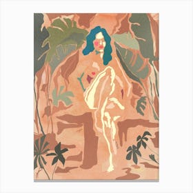 Jungle Lady Canvas Print