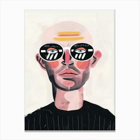 Man With Sunglasses Canvas Print