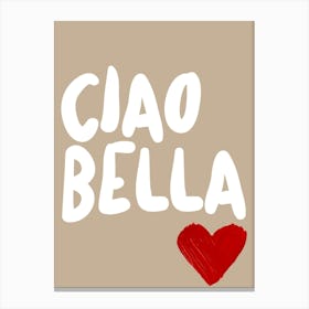 Ciao Bella 2 Canvas Print