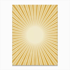 Abstract Sun Flares 2 Canvas Print