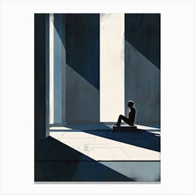 Shadow Of A Man Canvas Print