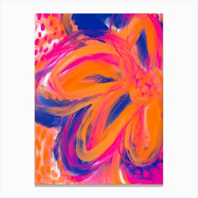 Wild Flower Impression Canvas Print