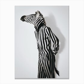 Fashion Zebra Canvas Print