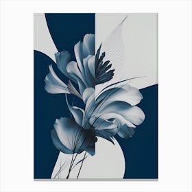 'Blue Flowers' 1 Canvas Print