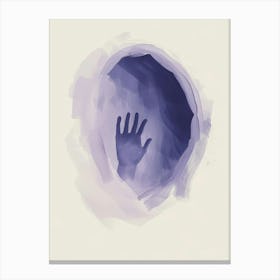 Hand In A Cave Canvas Print