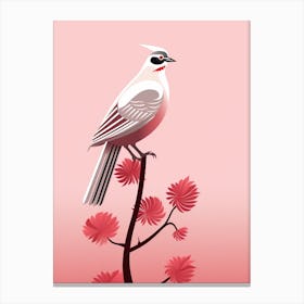 Minimalist Grouse 1 Illustration Canvas Print