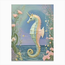 Seahorse Unicorn Canvas Print