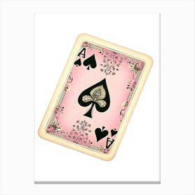 Ace Of Spades Canvas Print