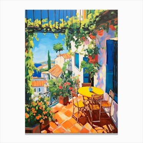 Marbella Spain 7 Fauvist Painting Canvas Print