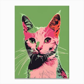 Pop - Cat Canvas Print