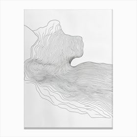 'Line Drawing' Canvas Print