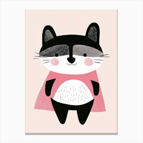 Raccoon Canvas Print