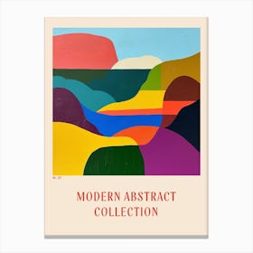 Modern Abstract Collection Poster 93 Canvas Print