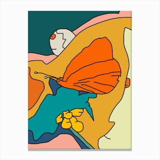 Butterfly Siesta Canvas Print