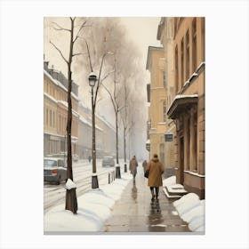 St Petersburg Winter Canvas Print