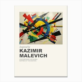 Museum Poster Inspired By Kazimir Malevich 2 Canvas Print