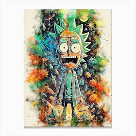 Rick And Morty 3 Canvas Print