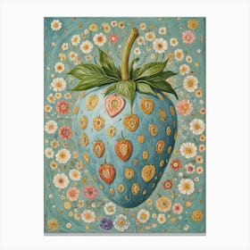 Whimsical Strawberry Canvas Print