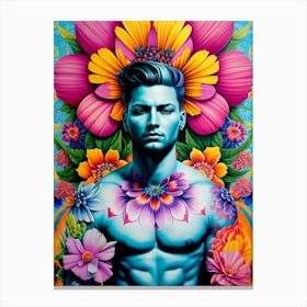 Sex And Flowers Canvas Print