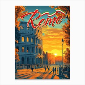 Rome, Italy: Colosseum Adventure Canvas Print