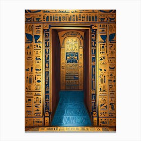 Egyptian Door Canvas Print