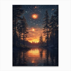 Starry Night 58 Canvas Print