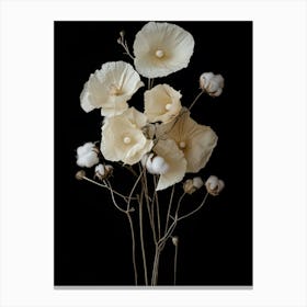 White Flower Poster 1 Canvas Print