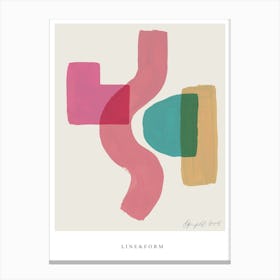 Simple art line no 5 Canvas Print