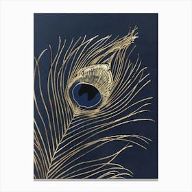 Peacock Feather 1 Canvas Print