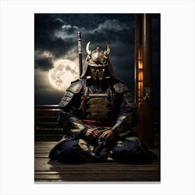 Samurai Night Canvas Print