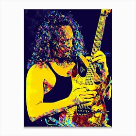 Kirk Hammett Metallica band music 3 Canvas Print