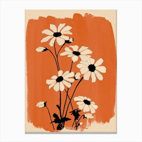 Daisy Flowers 8 Canvas Print