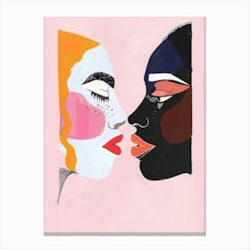 Two Women Kissing 23 Canvas Print