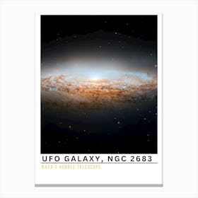 Ufo Galaxy, Ncg 8283 Canvas Print