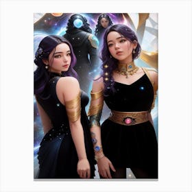 Sisters Of The Galaxy Canvas Print