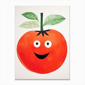 Friendly Kids Tomato 3 Canvas Print