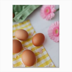 Eggs Stock Videos & Royalty-Free Footage 1 Canvas Print