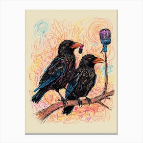 Crows 14 Canvas Print