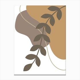 Abstract Leaf 2 Canvas Print