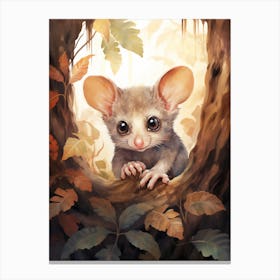 Adorable Chubby Common Brushtail Possum 2 Canvas Print