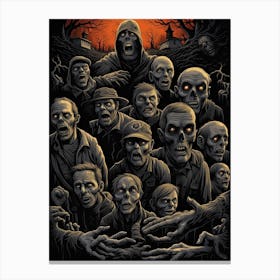 Zombies Canvas Print