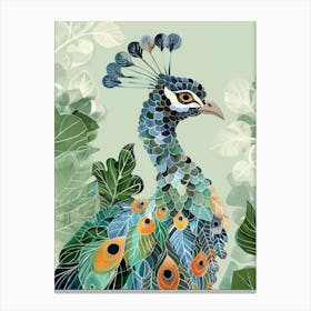 Peacock 34 Canvas Print