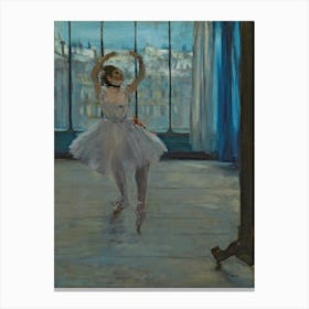 Dancer Posing For A Photographer, Edgar Degas Canvas Print