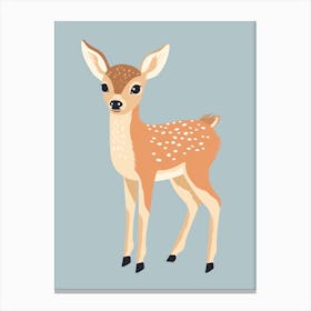 Baby Animal Illustration  Deer 6 Canvas Print