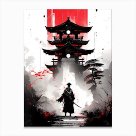 Japanese Samurai Warrior Canvas Print