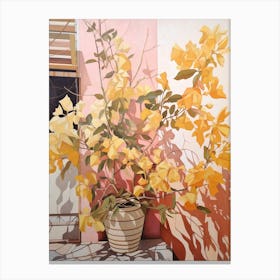 Bougainvillea 3 Flower Painting Canvas Print