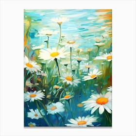 Daisy Wildflower Underwater (1) Canvas Print