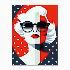 Vibrant USA Pop Art Icons Canvas Print