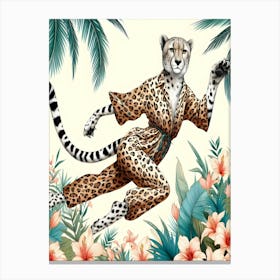 Cheetah Queen Of The Jungle Canvas Print