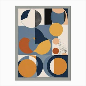 Modern Geometric Shapes Art Print (2) Canvas Print